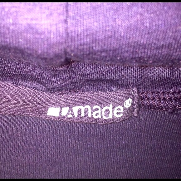 Anthropologie LA Made Purple Cotton Cowl Neck Top-Size Small - Picture 5 of 7